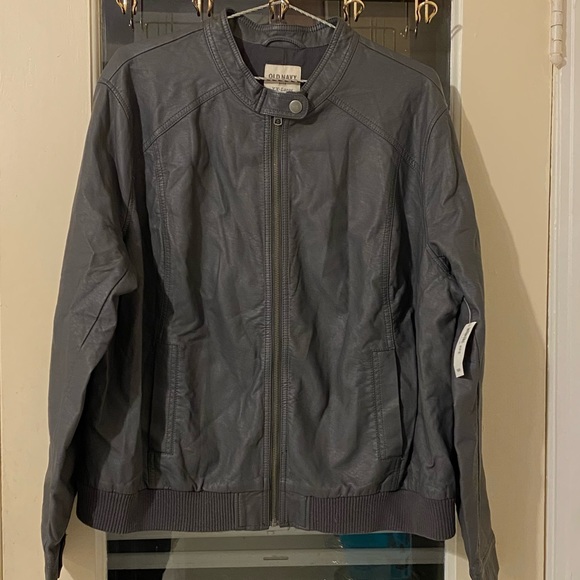 Super stylish faux Leather Jacket from Old Navy NWT! - Picture 2 of 5